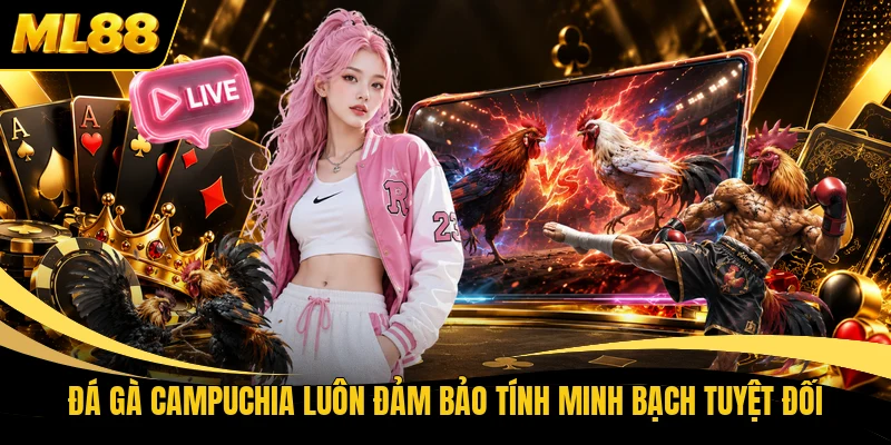 Đá gà Campuchia luôn đảm bảo tính minh bạch tuyệt đối